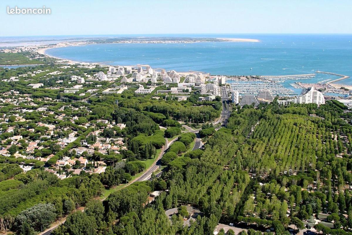 La Mer Et La Plage Au Bout Du Parc Appartement 4 Couchages Avec Jardin La Grande-Motte Exterior photo